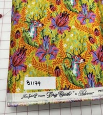 Tula Pink Tiny Beasts Dear John Glow Cotton Quilt Craft Fabric Half Yard