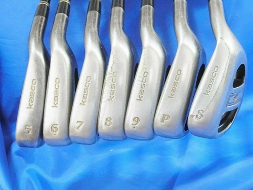 KASCO ROYAL JAPAN PREMIUM MODEL 7PC R-FLEX IRONS SET GOLF CLUBS 958 - Picture 2 of 4