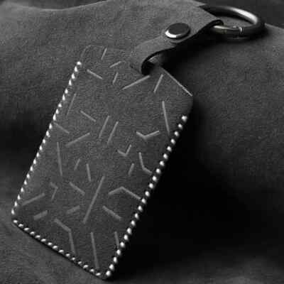 For ZEEKR 001 Car Case Suede Fur Card Case Keychain Alcantara Accessories