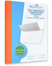 Self Seal Laminating Pouches Cold Seal Pouches Credit Card Size 86 x 54