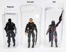 Star Wars GI JOE loose action figure blister case clamshell display 3.75 3 3/4