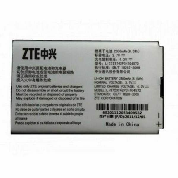 Zte li3723t42p3h704572 аккумулятор