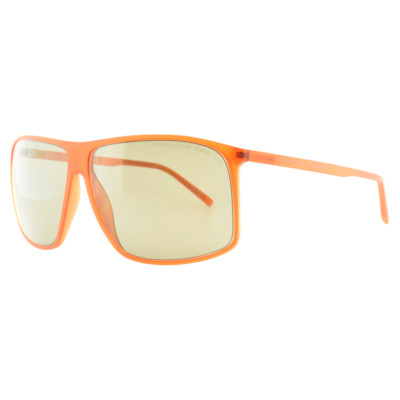 NEW!! PORSCHE P8594 C Orange Rectangle Full Rim Mens Sunglasses