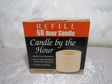 CANDLE BY THE HOUR REFILL 60-HOUR COIL CANDLE BEESWAX NEW IN BOX #20563R