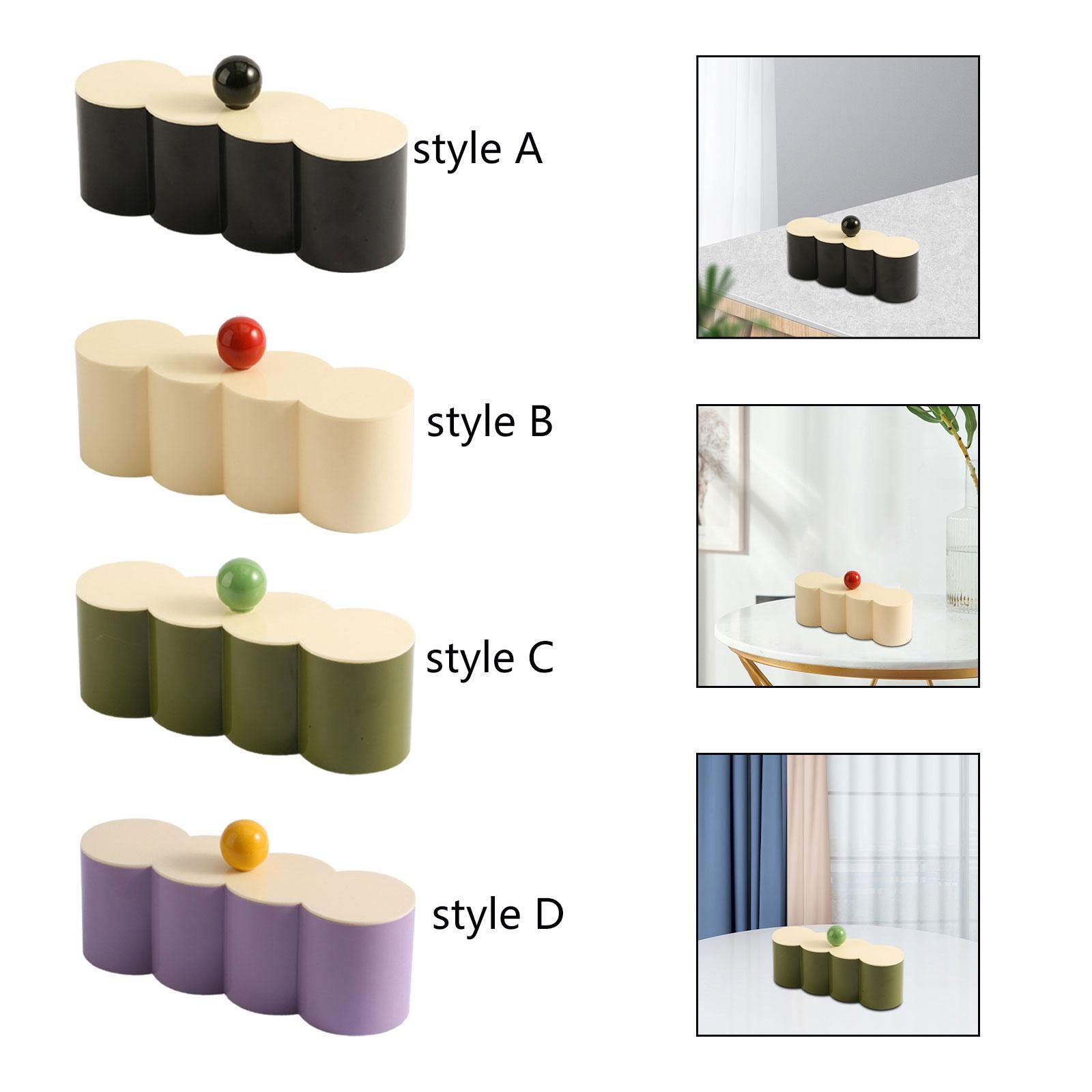 Cotton Swab Storage Box Dispenser Box Container for Makeup Vanity Countertop