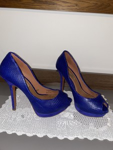 electric blue heels