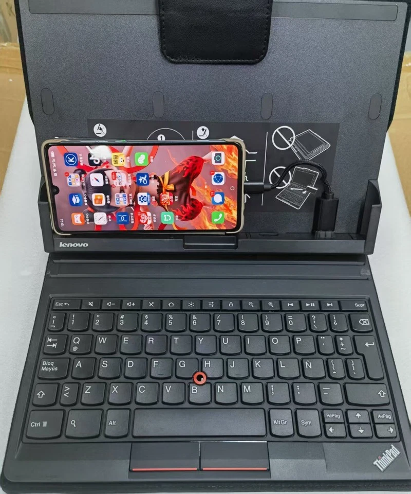 Original Lenovo ThinkPad Tablet Keyboard Folio Case For Apple IOS & Android OS - Image 4 of 4