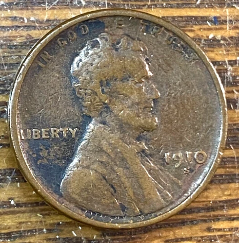 1910-S Lincoln Cent Nice Original Fine+ CHRC