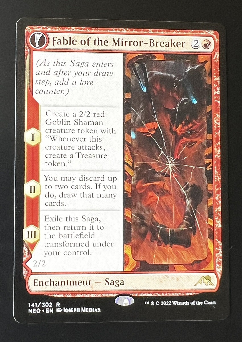 Fable of the Mirror-Breaker 141 MTG Kamigawa: Neon Dynasty