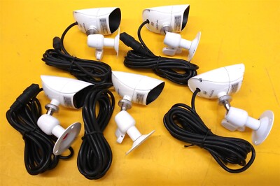       Lot of 5 Lorex MC6183WD Surveillance Cameras Wired White 