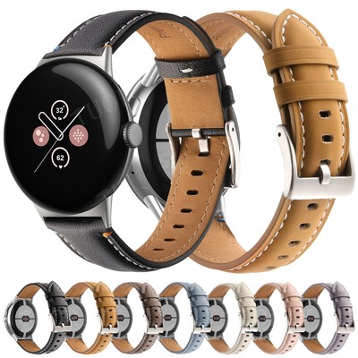Leder Uhrenarmband Armband Ersatz Band für Google Pixel Watch 1 2 3 41mm 3 45mm