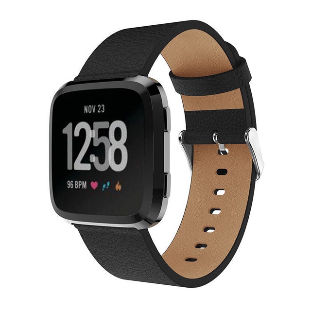 Fitbit Versa Horween Leather Band Saddle Stitch Color Size Small eBay