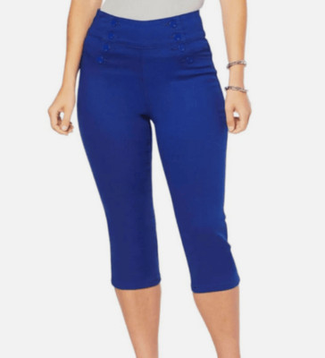 DG2 Diane Gilman Virtual Stretch Pull On Sailor Pedal Push Blue PS