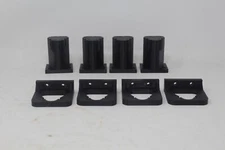 Fits Milwaukee M12 Tool and Battery Mount Organizer Black 4 of Each Holder