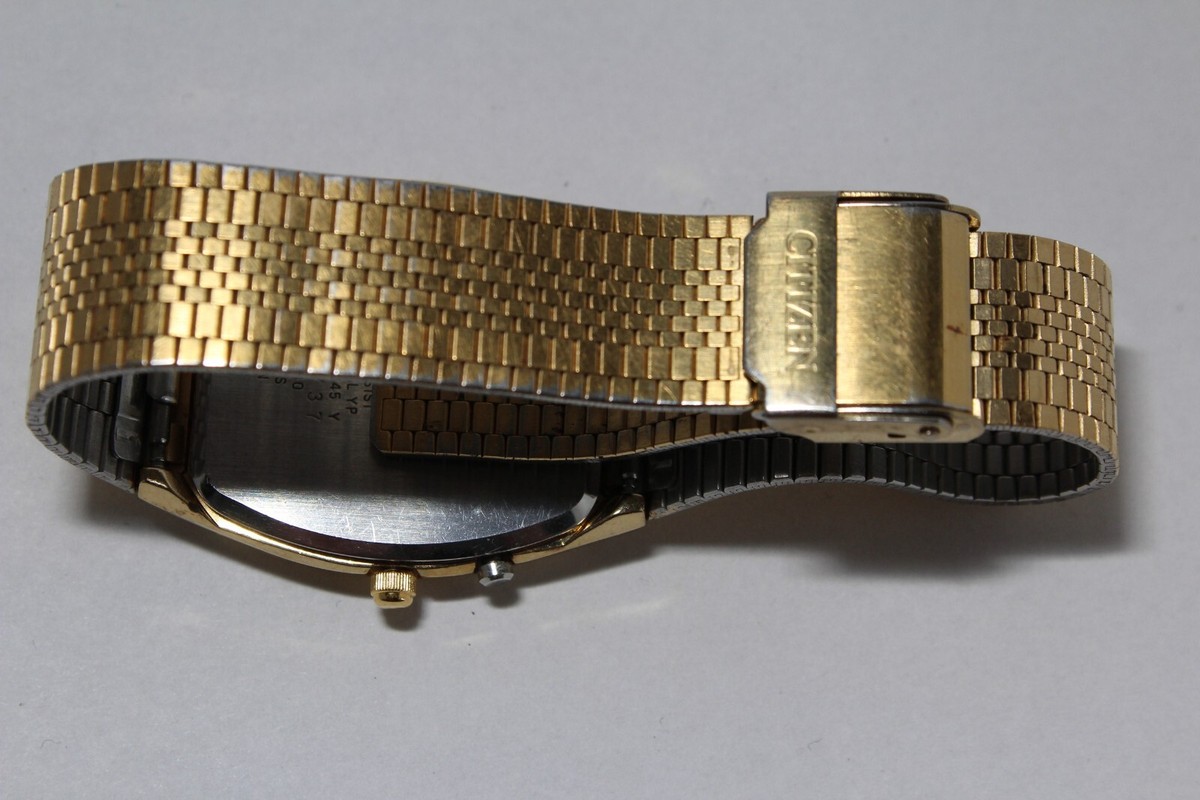 CITIZEN 8930-082745 GN-7-S JAPAN analog gold watch | eBay