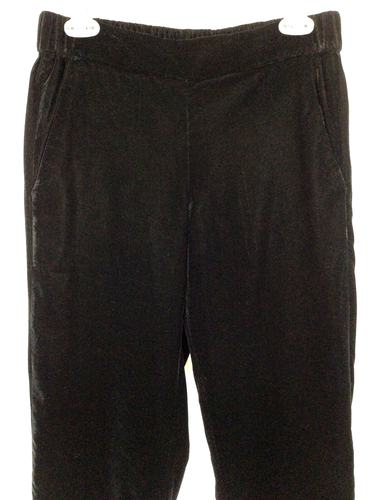 J.CREW Size 4 Pull-on easy pant in velvet BLACK Style H2684 - Picture 3 of 8