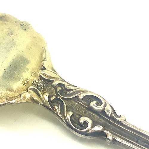 Antique 1902 Whiting Mfg. Co. Sterling Silver Oyster Fork - Lily - Picture 8 of 9