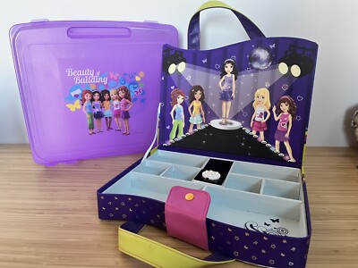 Lego Friends The Beauty of Building Purple Storage Box And Stage