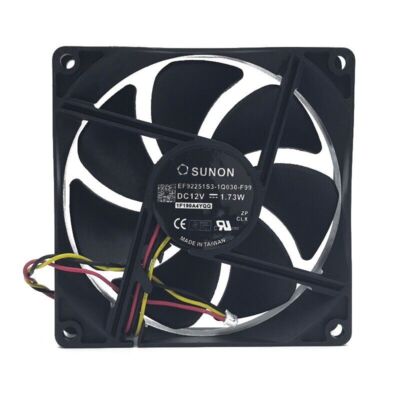 1 Pc.  Fan EF92251S3-1Q030-F99  DC12V 1.73W 9225 9cm inverter/chassis fan