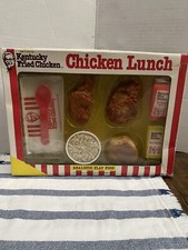  Vintage Kentucky Fried Chicken Realistic Play Food Lunch 1988