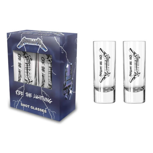 Metallica Ride The Lightning Set of Two Shot Glasses
