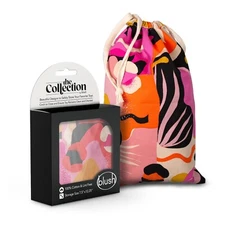 Blush The Collection Burst - Drawstring Safe Storage Travel Pouch 100% Cotton