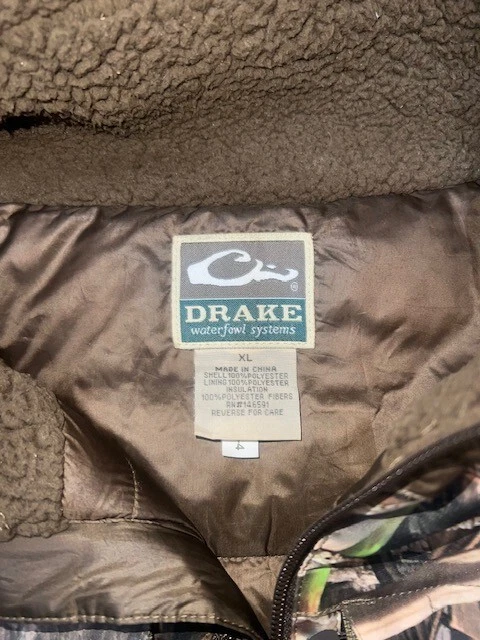 Drake Waterfowl Guardian Flex Double Down 1/4 Zip XL DW7335 Mossy Oak Habitat - Image 4 of 4
