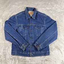 Vintage Levi  s 70506-0216 Made in USA 1987 Denim Trucker Jacket Size 40 Blue