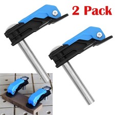 2 Pack Stainless Steel Woodworking Bench Hold Down Clamp - Ø20mm -  Length 150mm