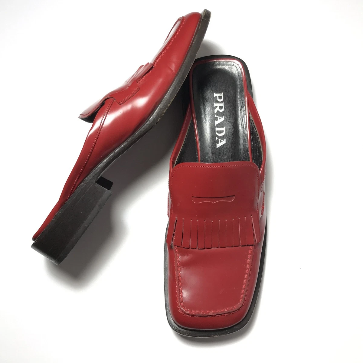 PRADA Red Flats for Women for sale | eBay
