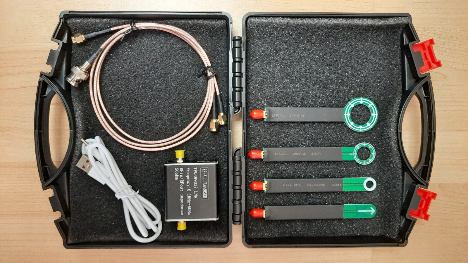EMI/EMC MAGNETIC/ELECTRIC NEAR FIELD PROBE SET,30dB AMPLIFIER,SPECTRUM ANALYZER