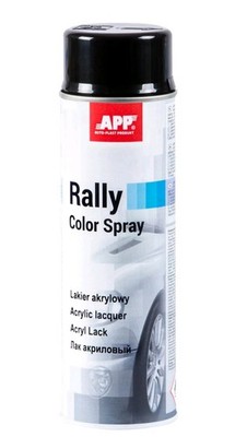 APP 210103 Rally Color Spray - Acryllack schwarz glänzend 500 ml | Sprühdose bla