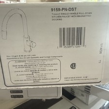 Delta Trinsic 9159-pn DST Pull Down Spray Kitchen Faucet Polished Nickel