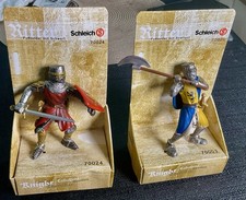 SCHLEICH Knights Lot Of 2 70003 / 70024 Toy Action Figures Soldier Chevalier New