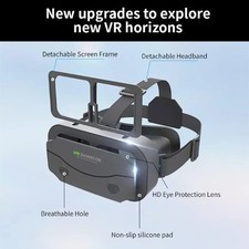 VR Headset 3D Virtual Reality Glasses for Smartphones 4.7-7.2" iPhone 2
