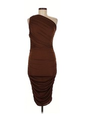 PrettyLittleThing Women Brown Cocktail Dress 6