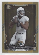 2015 Bowman Rookies Gold Rainbow Foil 213/399 Nick Marshall #109 1s8