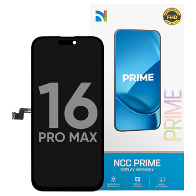 NCC PRIME InCell Display Touchscreen Bildschirm Schwarz für iPhone 16 Pro Max