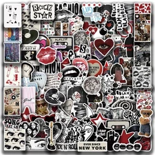 100PCS Aesthetic Downtown Y2K Girls Stickers Pack Cool Trendy Stickers for Wa...
