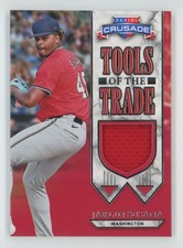 Jarlin Susana 2025 Panini Crusade Tools of the Trade Jersey #TTS-JSA Washington