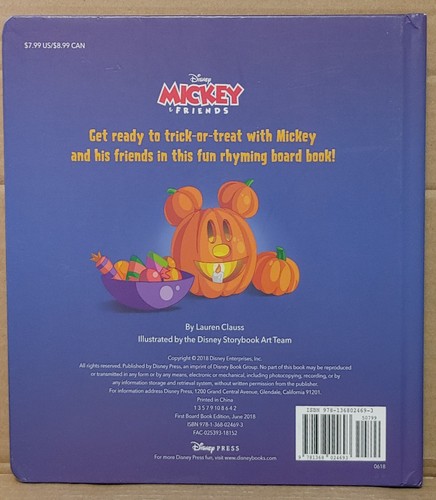 Disney Mickey & Friends - Mickey & the Five Trick or Treaters - Board Book - Imagen 2 de 2