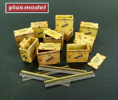 Plus Model AL3003 - 1/32 US ammunition boxes with belts of charges 82. Division