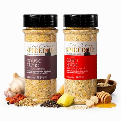 House Blend All Purpose Seasoning & Asian BBQ Seasoning for Cooking & Grilling