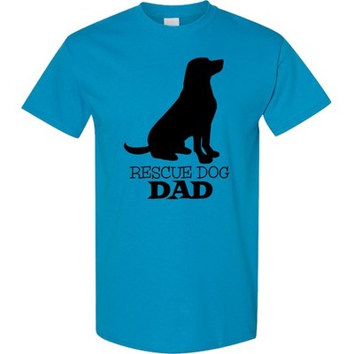 Inktastic Rescue Dog Dad T-Shirt Animals Parent Adopt Shelter Foster Love Dogs