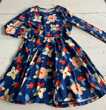Girl's TEA COLLECTION Size 14 Blue Floral Dress