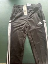 Adidas XL Kids Warm Up Pants Black With Tags - Brand New