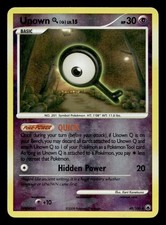 Unown [Q] 49/100 Majestic Dawn Pokemon Reverse Holo LP on eBay