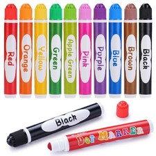 Bingo Daubers in Mixed Colors Dot Art Markers Bingo Markers 10 Colors Washable