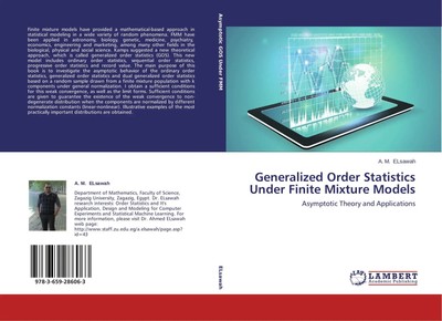 A. M. ELsawah | Generalized Order Statistics Under Finite Mixture Models | Buch