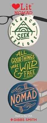 Nomad 3 Badge Set by Gibbs-Smith Gibbs-Smith - 9781423651833